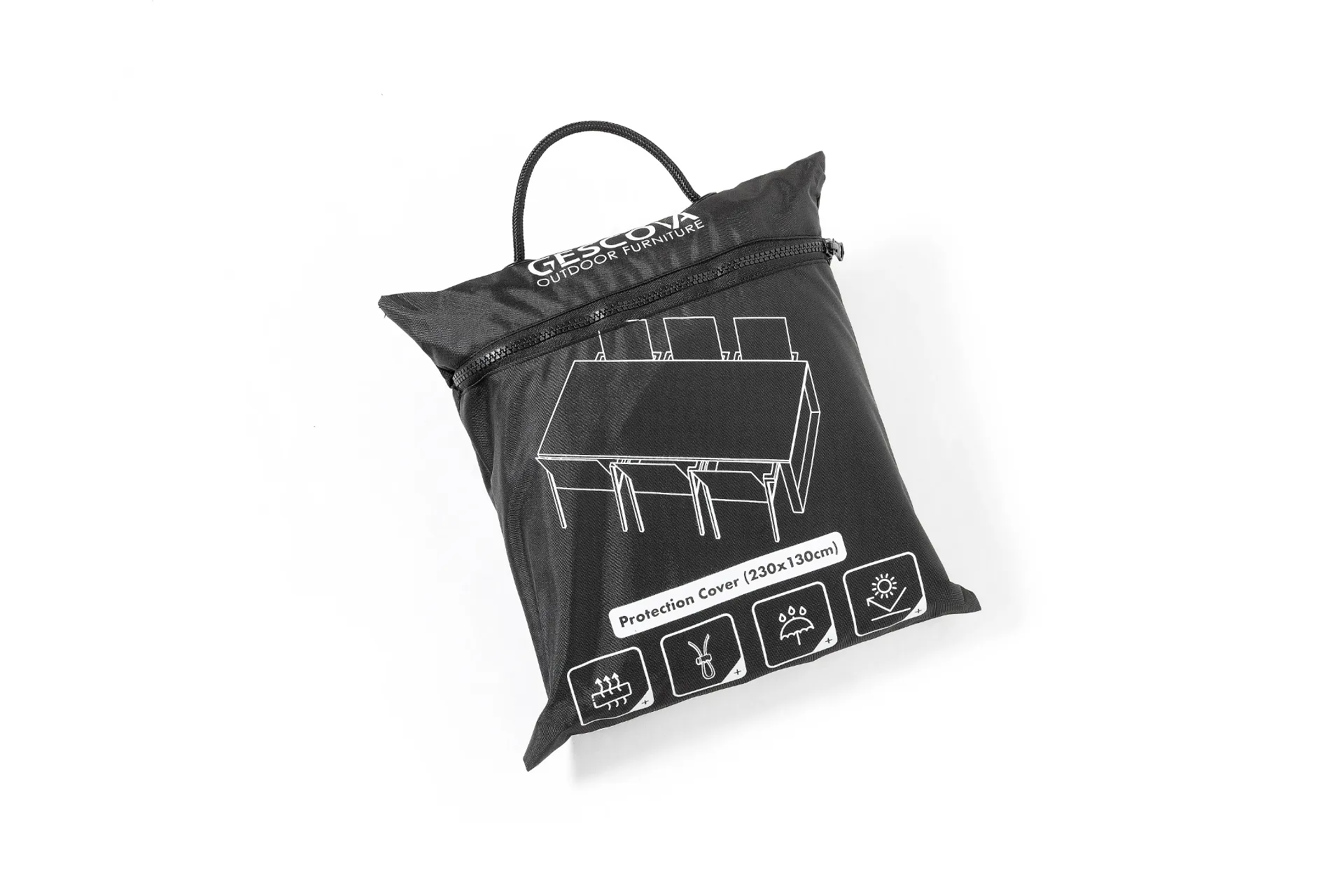 Protection cover table and chairs 180 x 180 | gescova.com